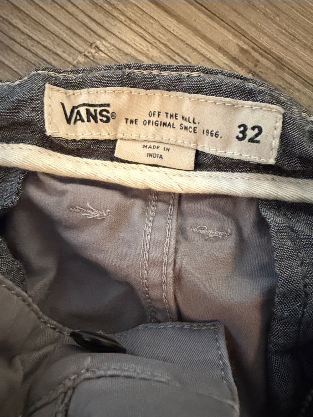 Vans Men's Slim Jeans in Gray